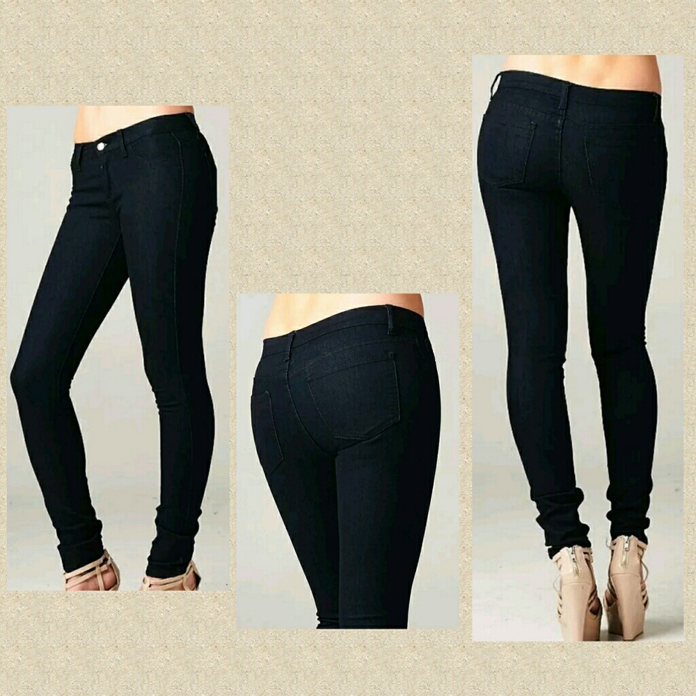 Cello Navy Blue Skinny Straight Leg NWT Pants 11